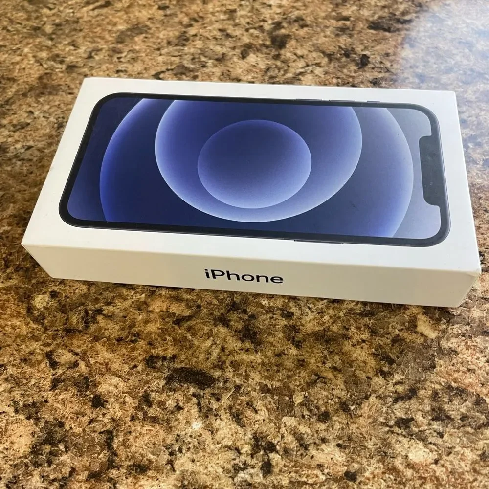 Sleek Smartphone‎ with Black  empty box